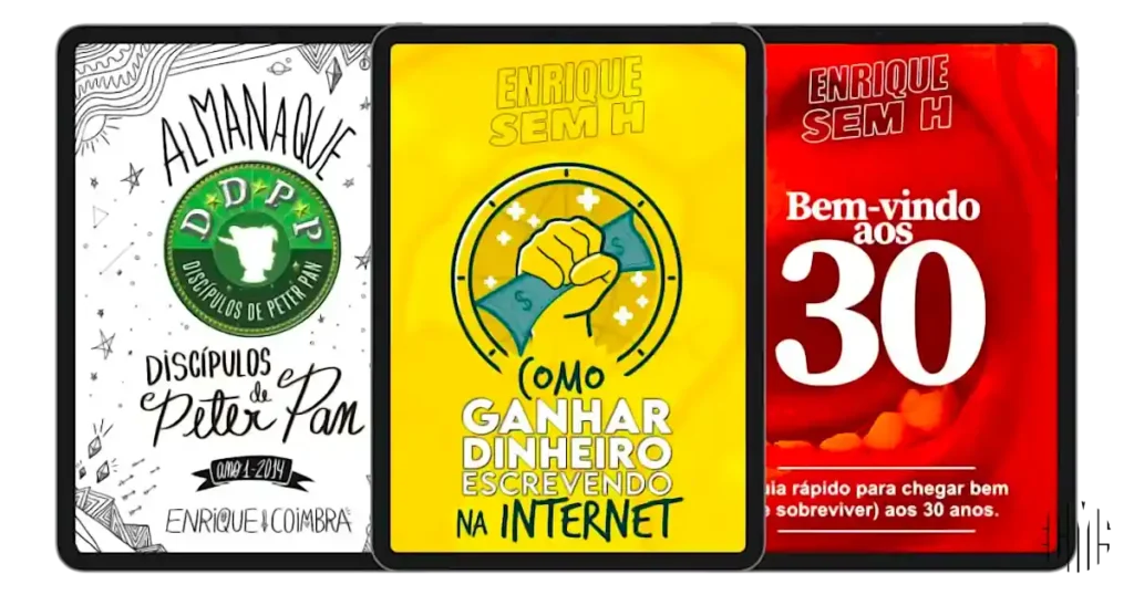 Conheça também os livros do Enrique Sem H!